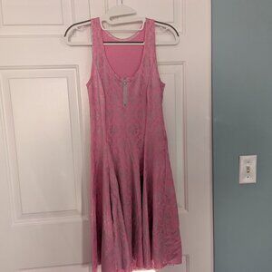 Black Milk pink wallpaper dress